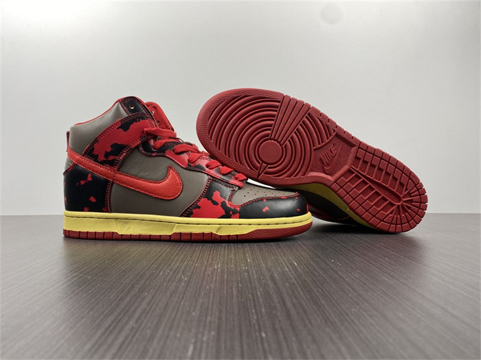 Nike Dunk High 1985 Red Acid Wash DD9404-600