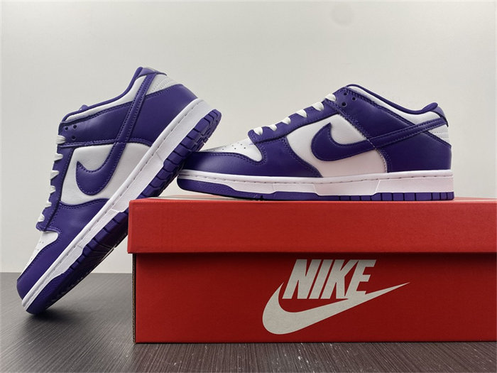 nike dunk low championship court purple dd1391-104