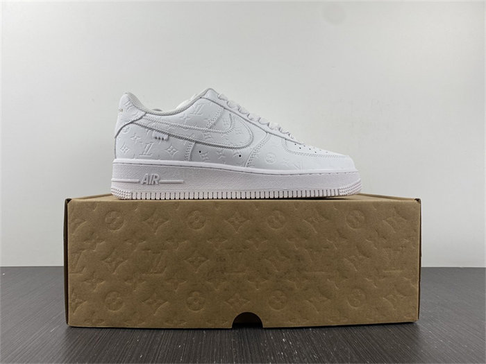 lv nike air force 1 low by virgil abloh white