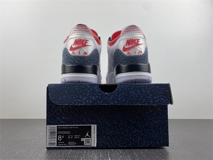 Jordan 3 Retro SE Fire Red Denim CZ6431-100