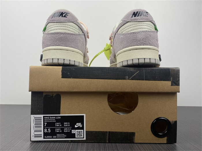 nike dunk low off-white lot 12 dj0950-100