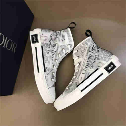 D***R B23 OBLIQUE HIGH TOP SNEAKER