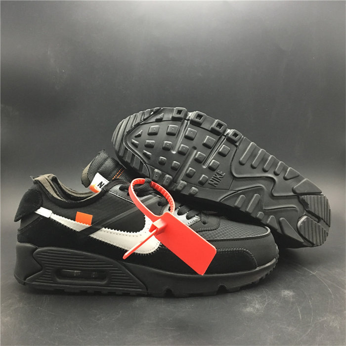 Nike Air Max 90 OFF-WHITE Black  AA7293-001