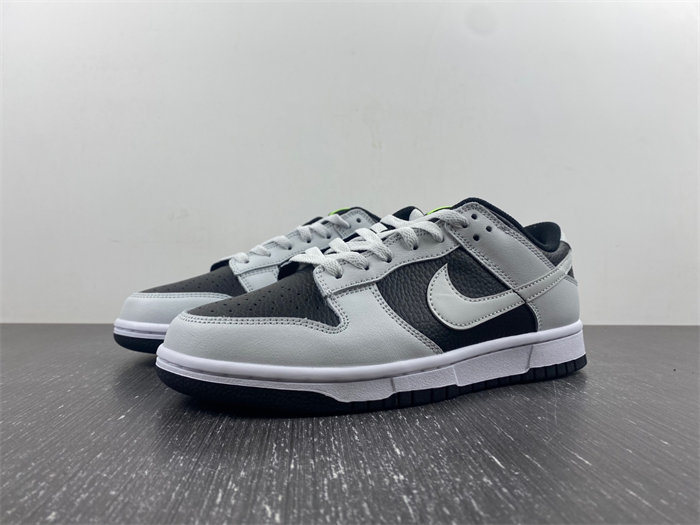 nike dunk low grey panda volt fd9756-001