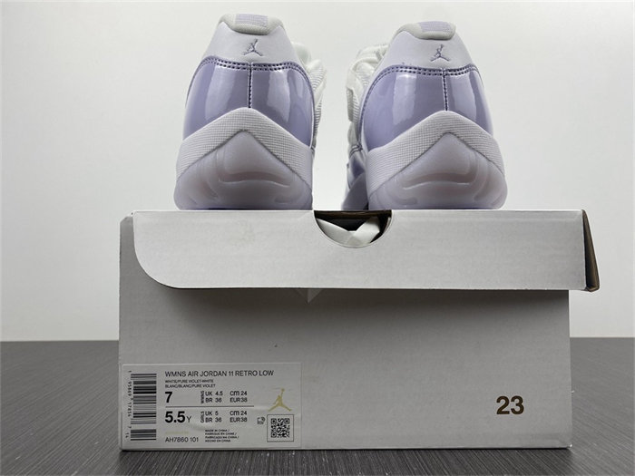 jordan 11 retro low pure violet ah 7860-101