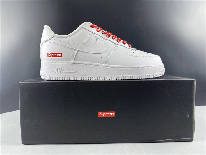 nike air force 1 low supreme white cu9225-100