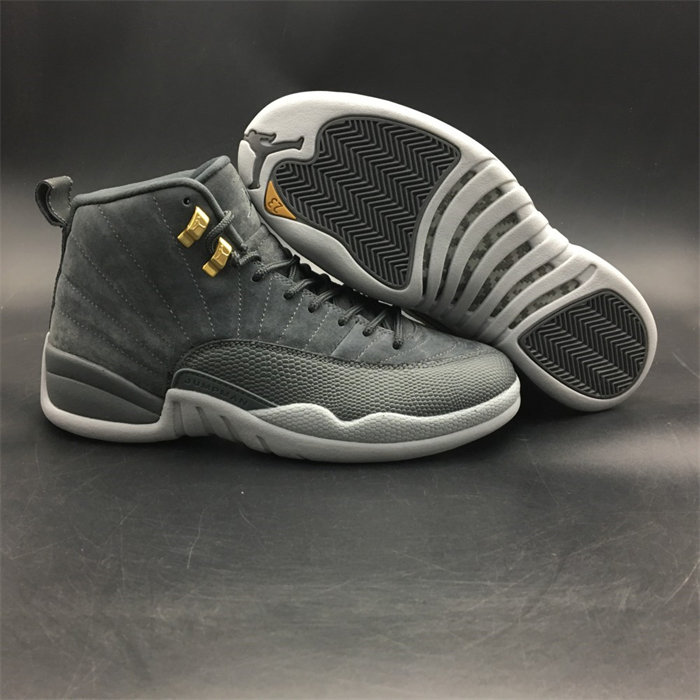 jordan 12 retro dark grey 130690-005