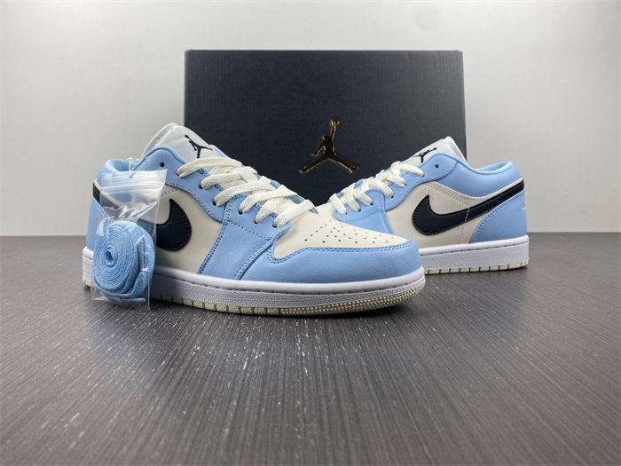 jordan 1 low ice blue black 554723-401