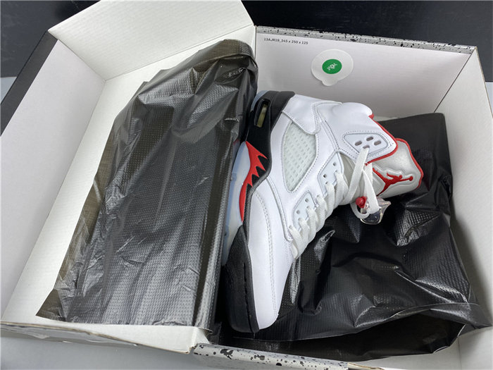 jordan5 fire red silver tongue da1911-102