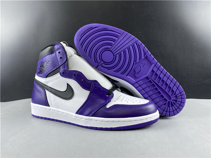 jordan1 retro court purple white 555088-500