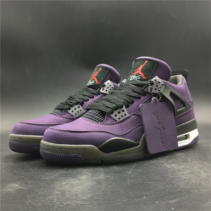 jordan4 travis scott purple (friends and family) 766296 ln4