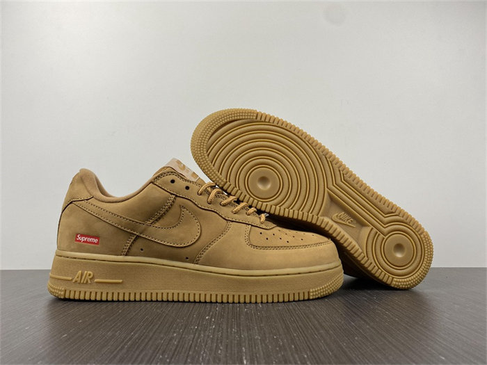 nike air force 1 low sp supreme wheat dn1555-200