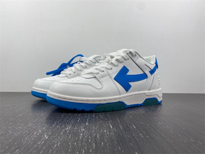 OFF-WHITE Out Of Office "OOO" Low White Blue OMIA189S21LEA0010145