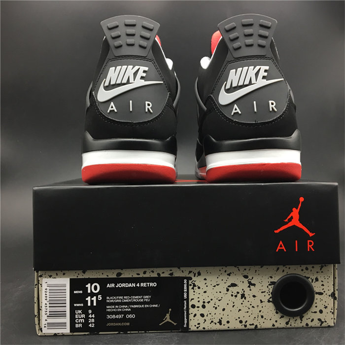 Jordan 4 Retro Black Cement 308497-089