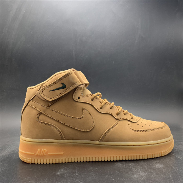 nike air force 1 mid flax 715889-200