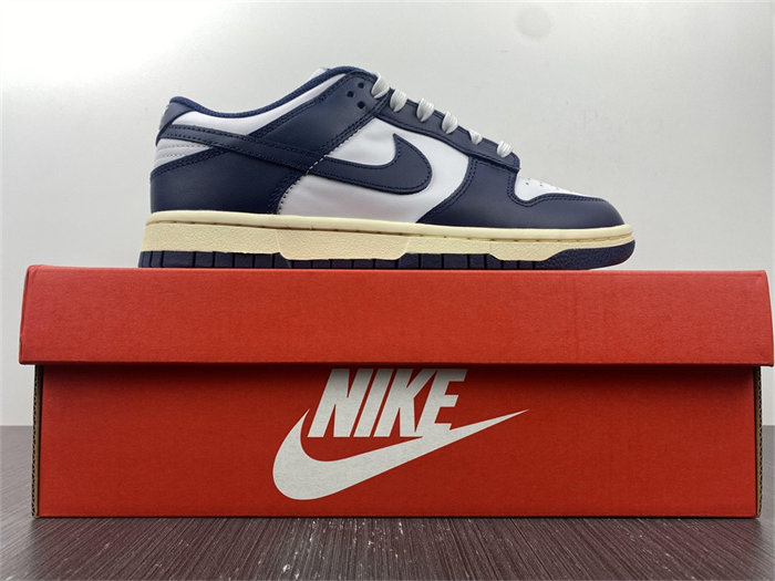 nike dunk low vintage navy dd1503-115