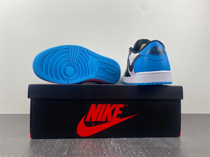 Jordan 1 Retro Low OG Black Dark Powder Blue CZ0790-104