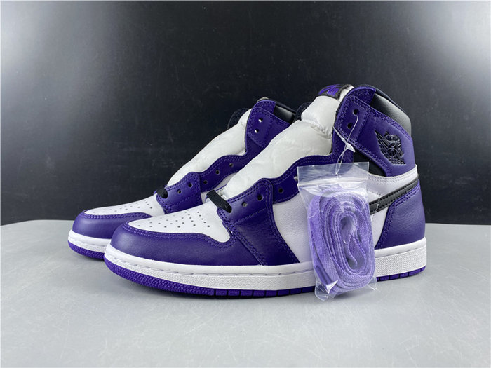 jordan1 retro court purple white 555088-500