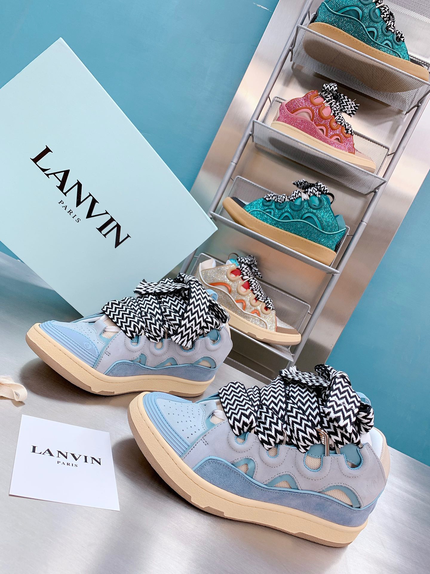 lanvin curb sneaker 23