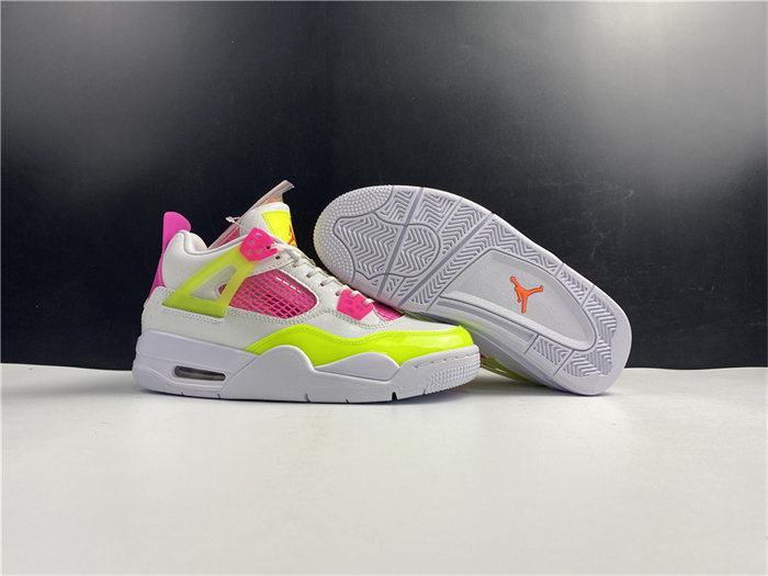 jordan4 white lemon pink cv7808-100