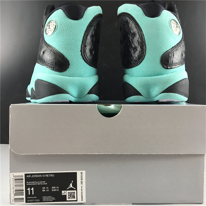 jordan 13 retro black island green 414571-030