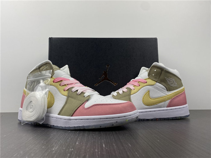 jordan1 mid se pastel vivid green grind dj0338-100