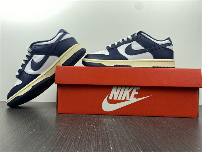 nike dunk low vintage navy dd1503-115