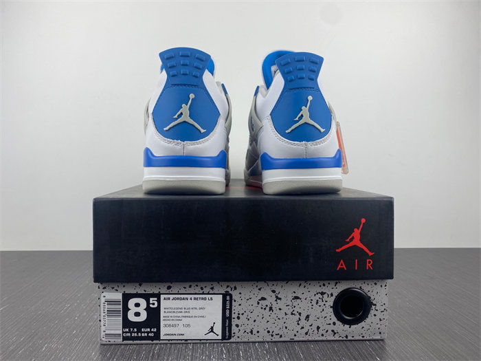 jordan 4 retro military blue 308497-105