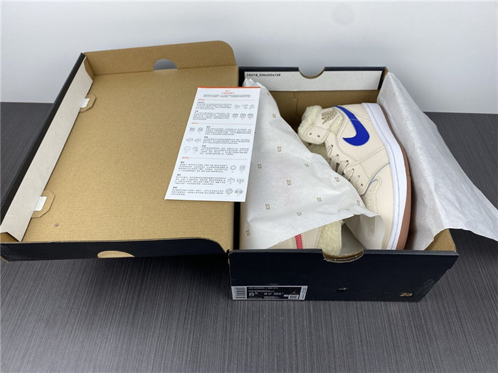 jordan1 mid fleece pearl white do2207-264