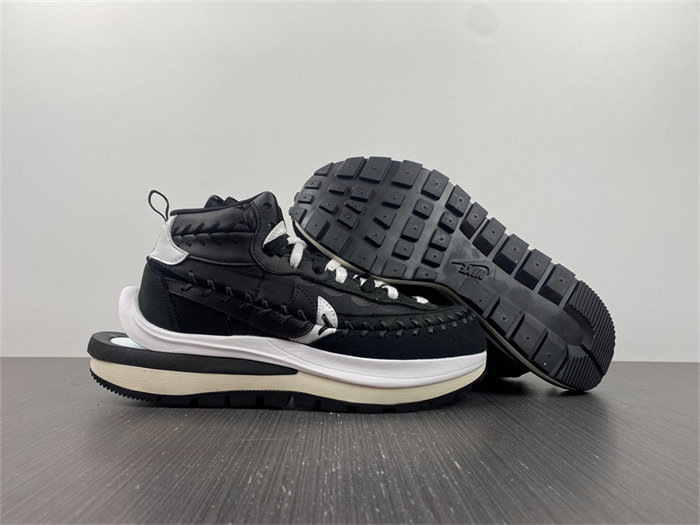 nike vaporwaffle sacai jean paul gaultier black white