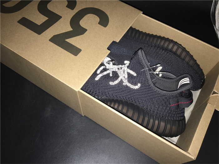 Yeezy Boost 350 V2 Black (Non-Reflective) FU9006