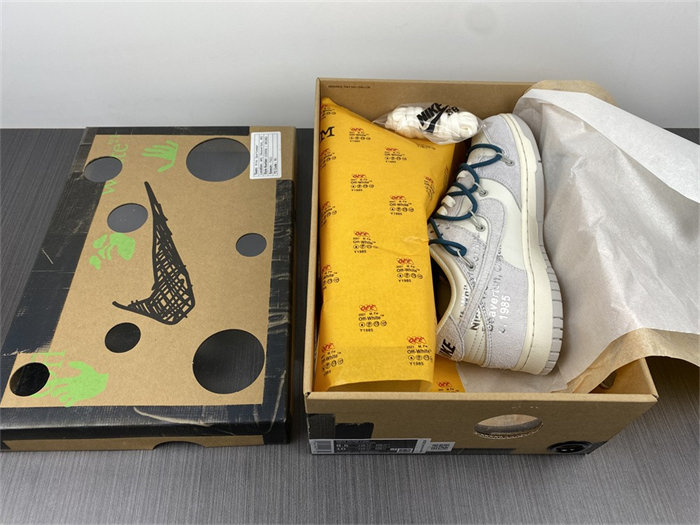 nike dunk low off-white lot 16 dj0950-111