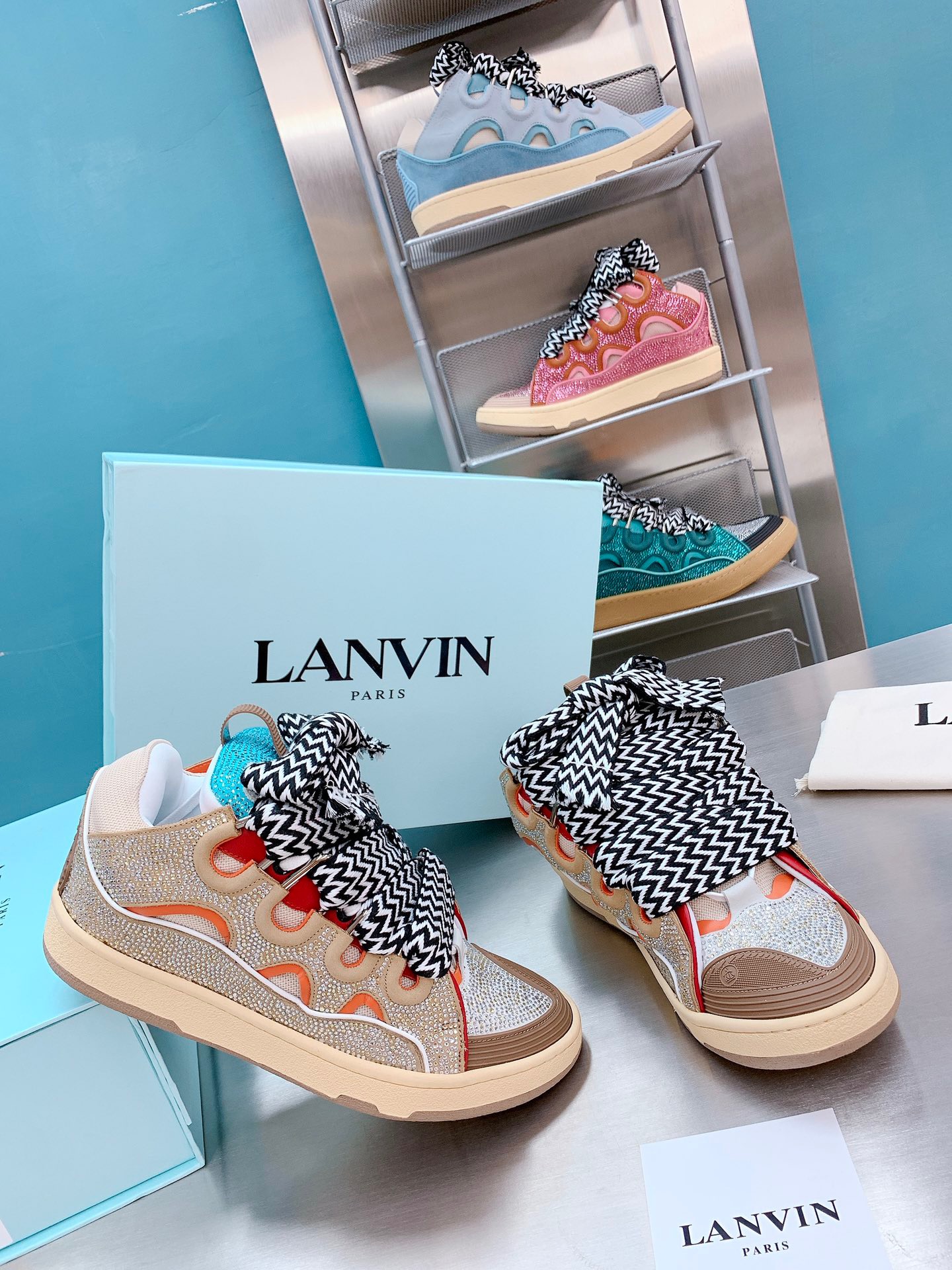 lanvin curb sneaker 26