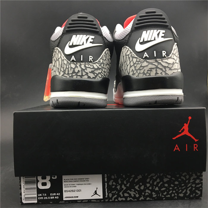 Jordan3 Black Cement 854261-001