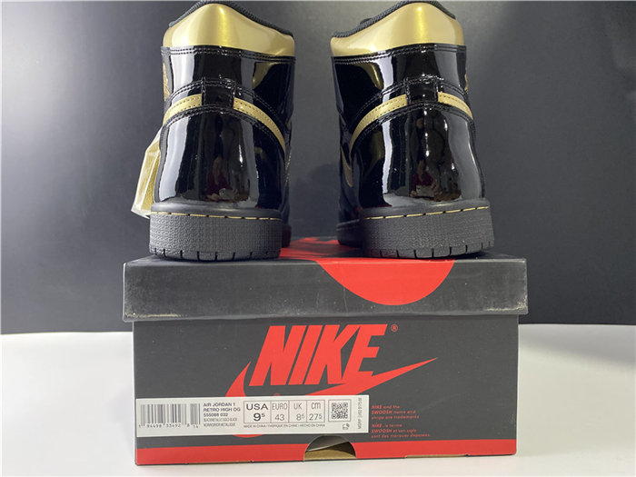 Jordan1 Retro Black Metallic Gold 555088-032