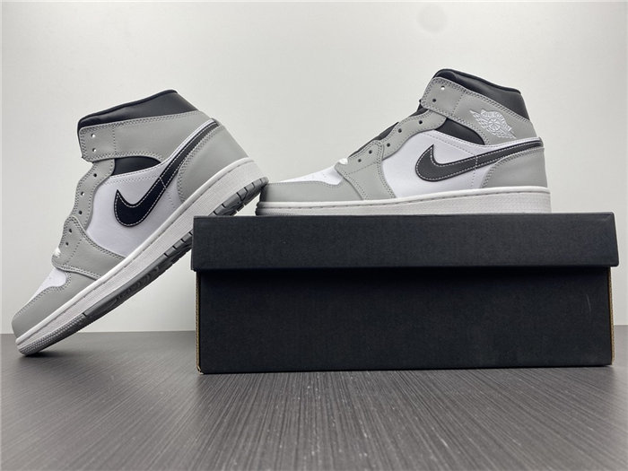 jordan1 mid light smoke grey anthracite 554724-078