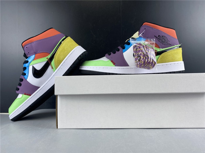 Jordan1 Mid SE Multi-Color CW1140-100