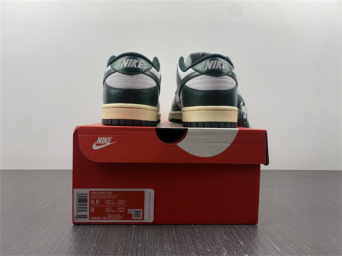 nike dunk low vintage green dq8580-100