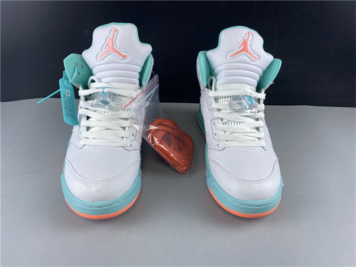 Jordan5 Light Aqua (GS) 440892-100