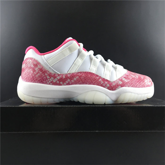 jordan 11 retro low pink snakeskin ah7860-106