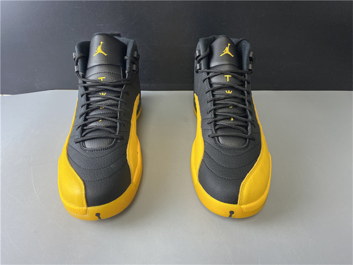 jordan 12 retro black university gold 130690-070