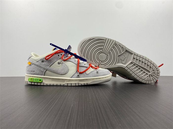 nike dunk low off-white lot 13 dj0950-110