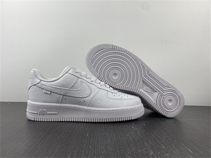 LV Nike Air Force 1 Low By Virgil Abloh White