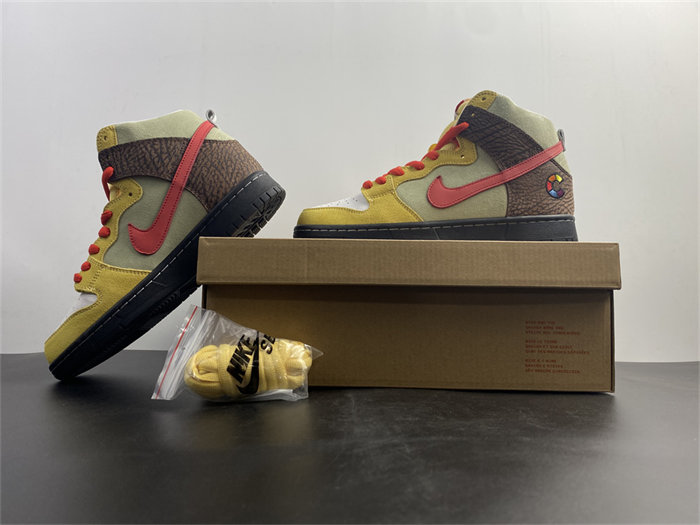 Nike SB Dunk High Color Skates Kebab and Destroy CZ2205-700