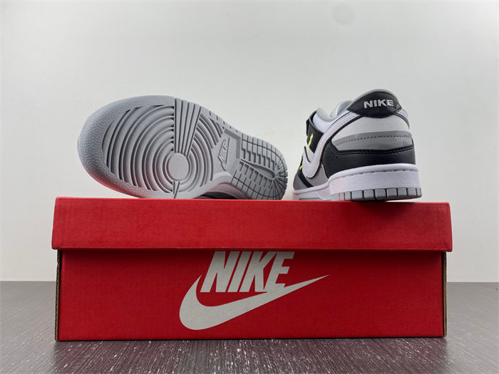 nike dunk low scrap wolf grey light lemon twist dc9723-001