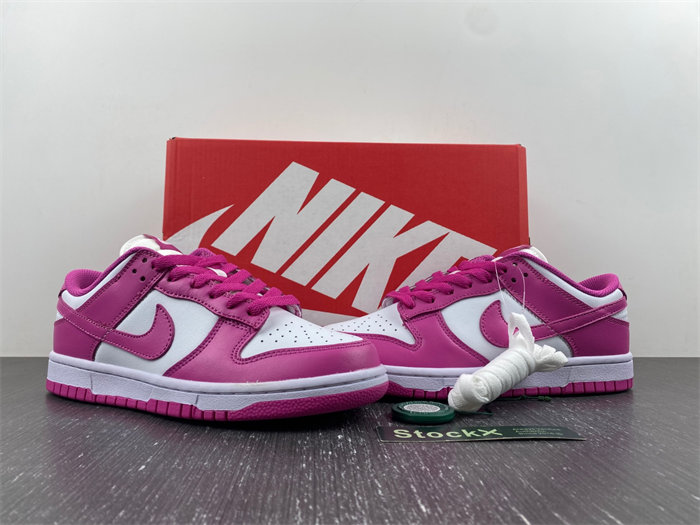 nike dunk low active fuchsia fj0704-100