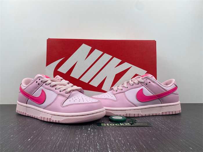 nike dunk low triple pink dh9765-600