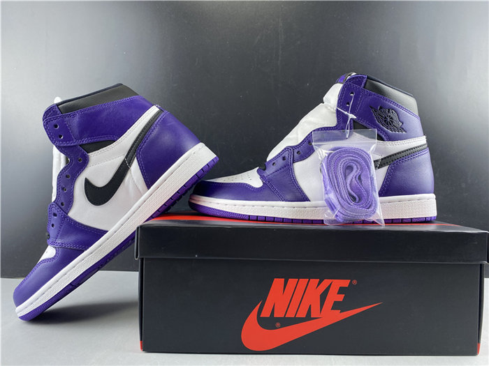 Jordan1 Retro Court Purple White 555088-500