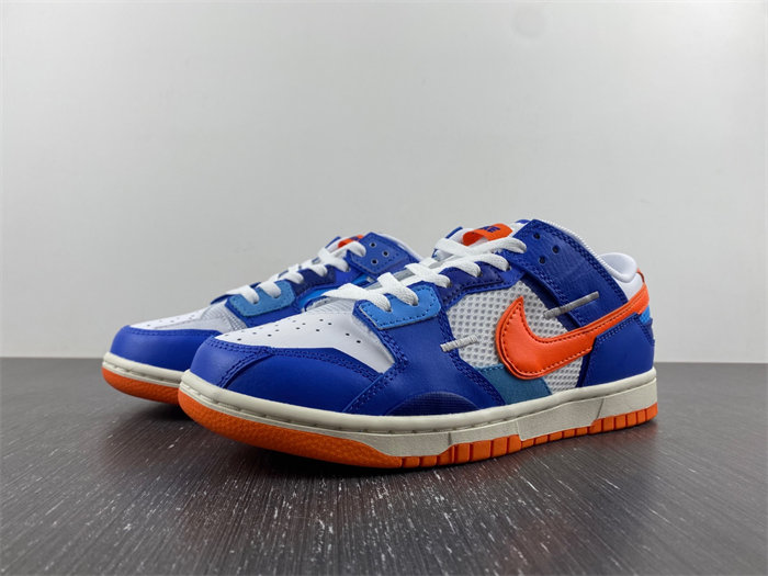 nike dunk low scrap knicks dm0128-100