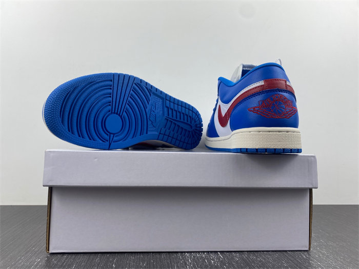 jordan 1 low sport blue gym red dc0774-416